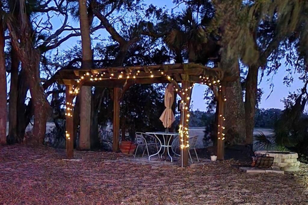 Secluded Tiny House By The Marsh With Hunting Island Beach Pass Frogmore Екстериор снимка
